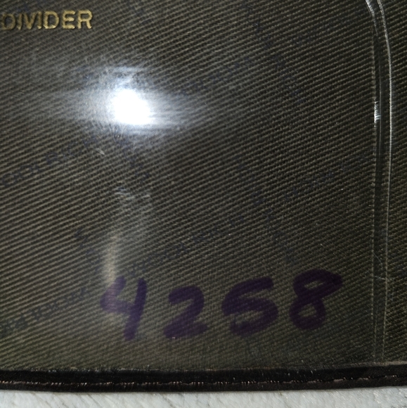 Brown Leather Trifold Wallet with Card Slots Cash Pockets and Checkbook Flap - Picture 4 of 6